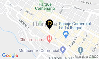 Mapa de Hotel Ambalá en Ibagué