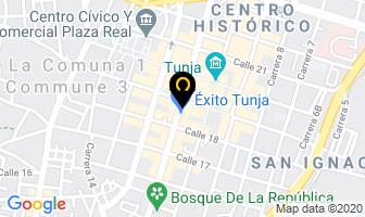 Mapa de Hotel American en Tunja