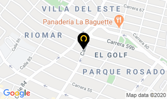 Mapa de Hotel American Golf en Barranquilla
