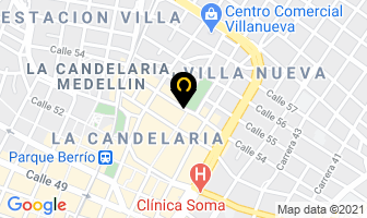 Mapa de Hotel Americano en Medellín