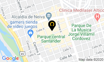 Mapa de Hotel Americano en Neiva