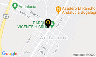 Mapa de Hotel Andaluz en Andalucía