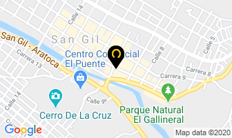 Mapa de Hotel Antares en San Gil