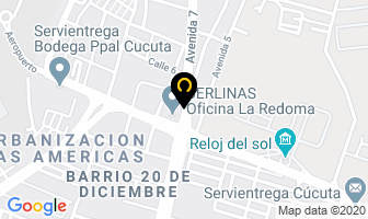 Mapa de Hotel Araguaney en Cúcuta