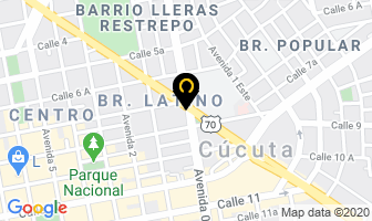 Mapa de Hotel Arizona en Cúcuta