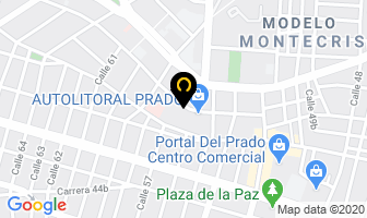 Mapa de Hotel Astor en Barranquilla