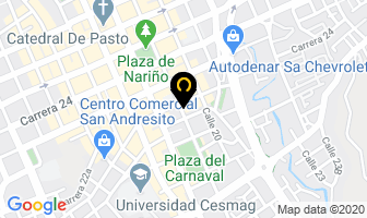 Mapa de Hotel Atenas en Pasto