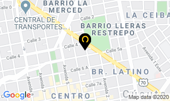 Mapa de Hotel Avenida Tercera en Cúcuta