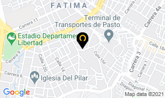 Mapa de Hotel Azul Celeste en Pasto