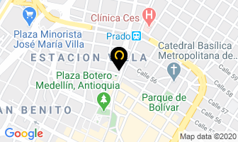 Mapa de Hotel Bachué en Medellín