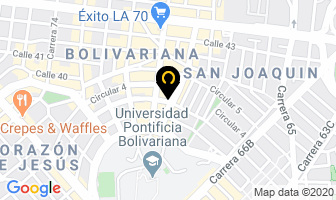 Mapa de Hotel Balcones de La 70 en Medellín