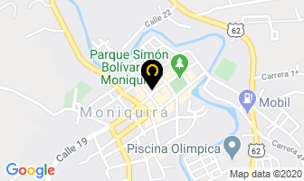Mapa de Hotel Balcones de Mónica en Moniquirá