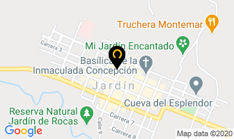 Mapa de Hotel Balcones del Parque en Jardín