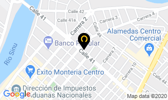 Mapa de Hotel Balcones La 41 en Montería