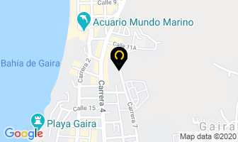 Mapa de Hotel Bariloche en Santa Marta