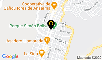 Mapa de Hotel bolivar en Anserma