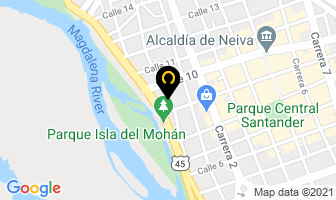 Mapa de Hotel Boutique El Poblado en Neiva