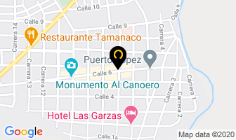 Mapa de Hotel Bucarica en Puerto López