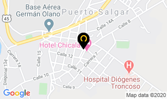 Mapa de Hotel Bucaro en Puerto Salgar