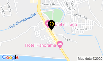 Mapa de Hotel Cabañas El Portón en Paipa
