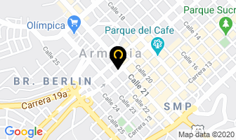 Mapa de Hotel Café Real en Armenia