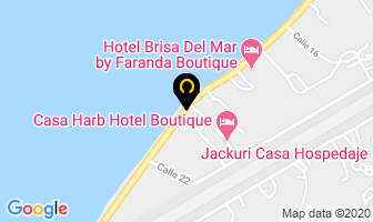 Mapa de Hotel Calamaru en San Andrés