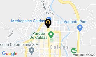 Mapa de Hotel Caldas Plaza en Caldas