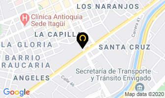 Mapa de Hotel California en Itaguí