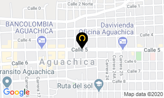 Mapa de Hotel Calle Real en Aguachica