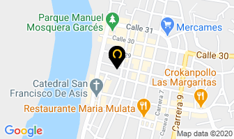 Mapa de Hotel Camino Real en Quibdo