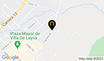 Mapa de Hotel Candelaria en Villa de Leyva
