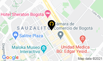 Mapa de Hotel Capital en Bogotá D.C