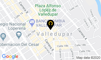 Mapa de Hotel Caribe Suez en Valledupar