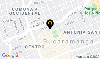Mapa de Hotel Carolina en Bucaramanga