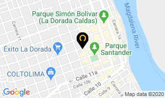 Mapa de Hotel Casa Dorada en La Dorada