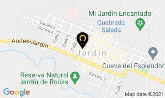 Mapa de Hotel Casa Grande en Jardín