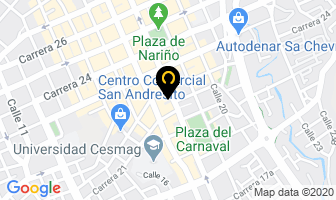 Mapa de Hotel Casa López en Pasto
