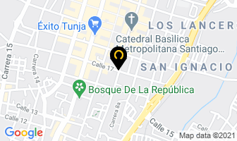 Mapa de Hotel Casa Real en Tunja