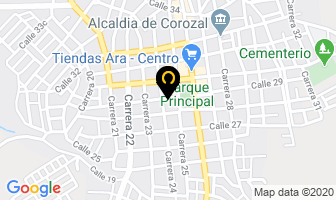 Mapa de Hotel Casa Rosada en Corozal