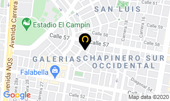 Mapa de Hotel Casa Sarita en Bogotá D.C