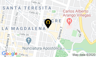 Mapa de Hotel Casa Yaripa en Bogotá D.C