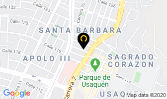 Mapa de Hotel Casablanca 120 en Bogotá D.C
