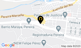 Mapa de Hotel Casamelh Operativo en Pereira