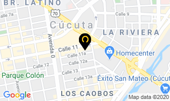 Mapa de Hotel Casino Internacional en Cúcuta