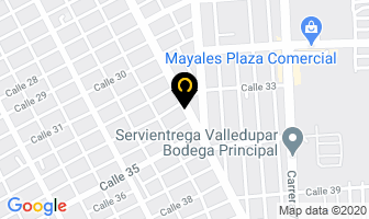 Mapa de Hotel Cassa Blanca en Valledupar