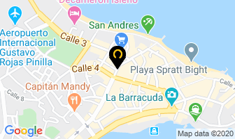Mapa de Hotel Castillo del Mar en San Andrés
