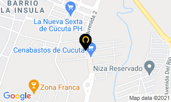 Mapa de Hotel Center Plaza Plus en Cúcuta