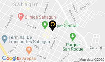 Mapa de Hotel Central en Sahagún