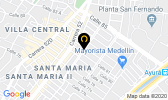 Mapa de Hotel Central Plaza en Itaguí