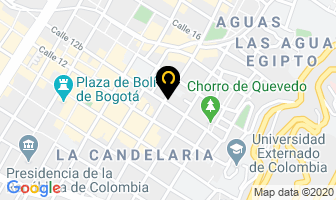 Mapa de Hotel Centro Plaza en Bogotá D.C